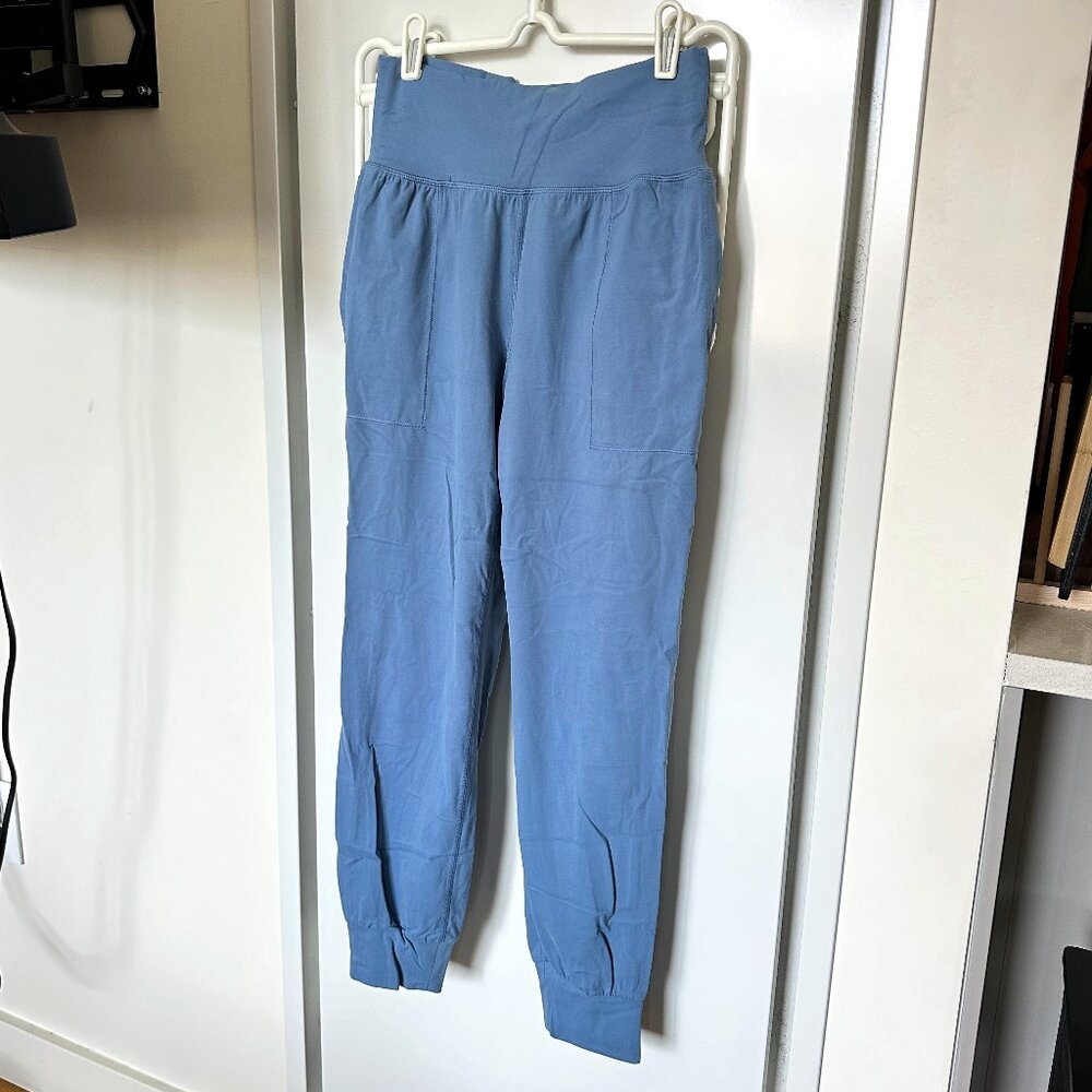 Athleta Salutation Jogger in size Small, color Cottage Blue, like new